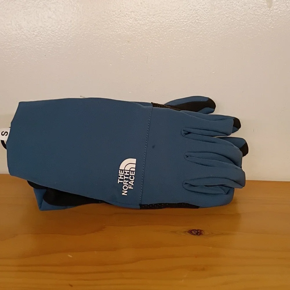 The North Face Men's Apex Etip Gloves - Size S Insulated Blue‎ Touchscreen